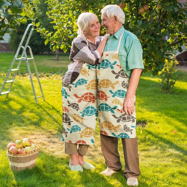 Tablier Tortue multicolore (Créateur téléchargé)