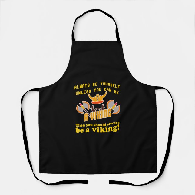 Tablier Toujours être un viking (Recto)