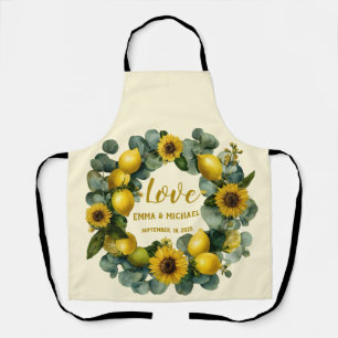 Tablier Tournesol Lemon Wreath Love Design