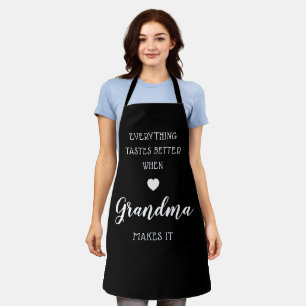 Tablier Tout est meilleur quand grand-mère le fait  