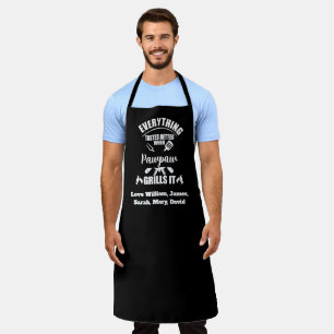 Tablier Tout Goûte Mieux Quand Pawpaw Grille