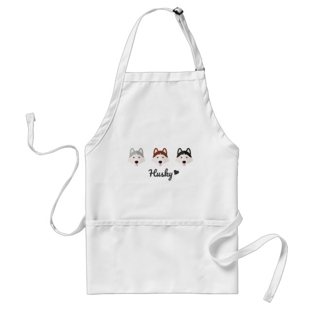Tablier Toute couleur Husky Love (Devant)