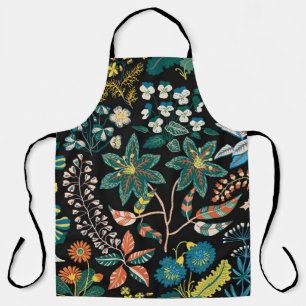 Tablier Trendy brillant motif floral dans la variété de f