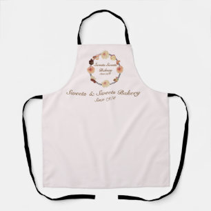 Tablier Trendy rose coloré Sweets Sweets Bakery Logo