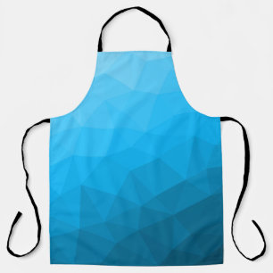 Tablier Triangle motif de maillage géométrique dégradé cya