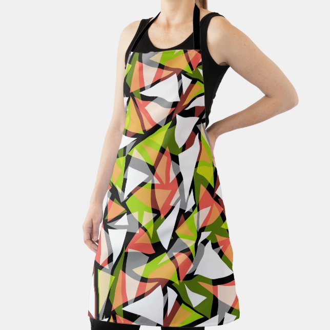 Tablier Triangles géométriques sans couture (Insitu)