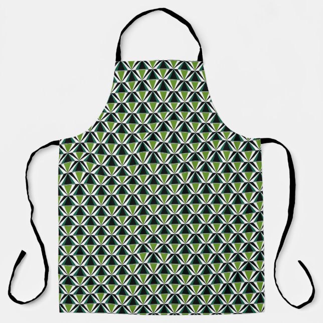 Tablier Triangles verts (Recto)