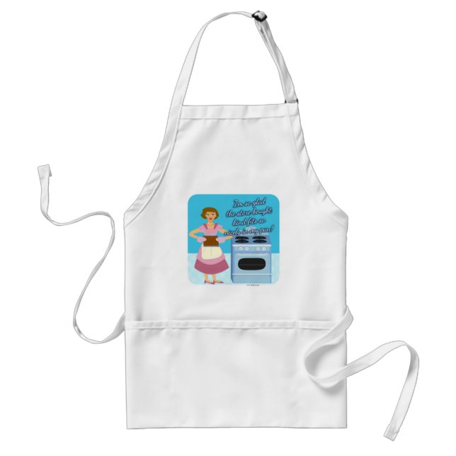 Tablier Tricher Brownies Snarky Housewoman Kitsch (Devant)