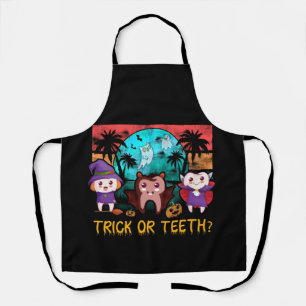 Tablier Trick Ou Dentiste Dentiste Halloween Costume Denta