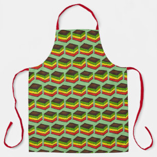 Tablier Tricolore italien arc-en-ciel 7 couches Cookie