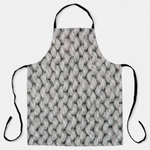 Tablier Tricot blanc texture laine fermer photo backgrou