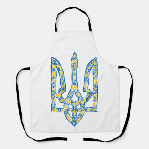 Tablier trident de l'emblème national ukrainien tryzub eth