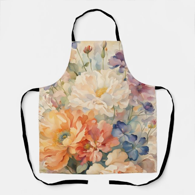 Tablier Trivet fleur sauvage (Recto)