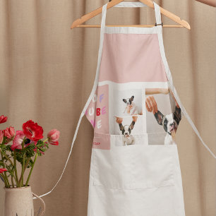 Tablier Trois photos de collection   Cadeau Valentines de 