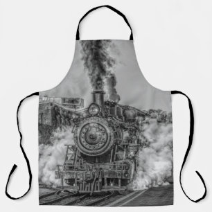 Tablier Tronçon de chemin de fer à vapeur Locomotive
