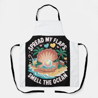 Tablier Tropical Tease  Spread My Flaps, Smell the Ocean 