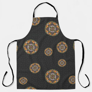 Tablier Trucs et traitements Mandala All-Over Print Apron