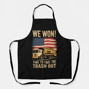 Tablier Trump 2024 Nous avons gagné Victoire Victoires Inv