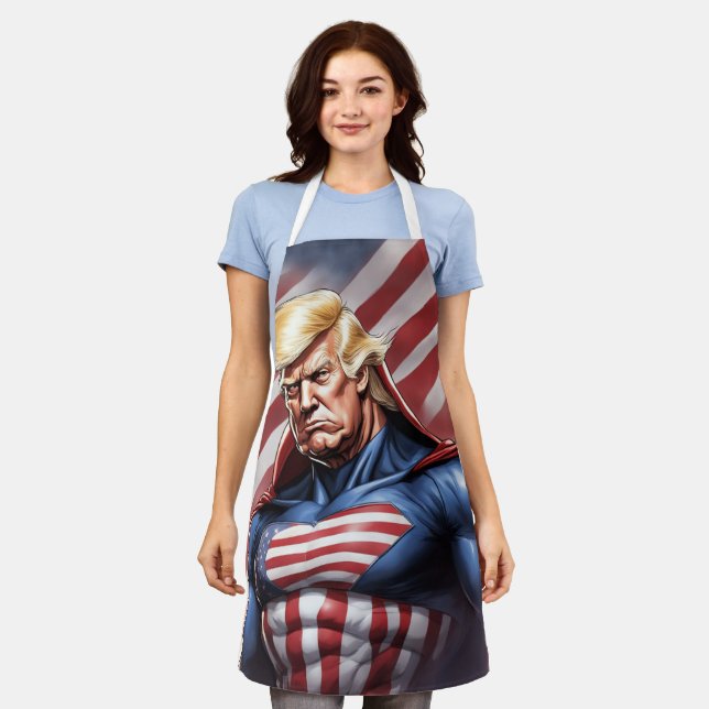 Tablier Trump Epic Superhero Apron (Porté)