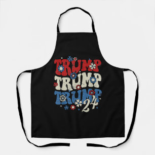 Tablier Trump Trump Trump 2024 Rétro 