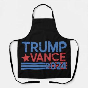 Tablier Trump Vance 2024 Président 47 États-Unis Vintage