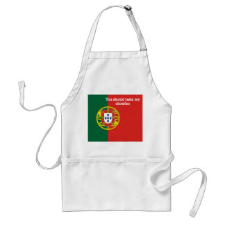 Tablier Tu devrais goûter mon chourico !