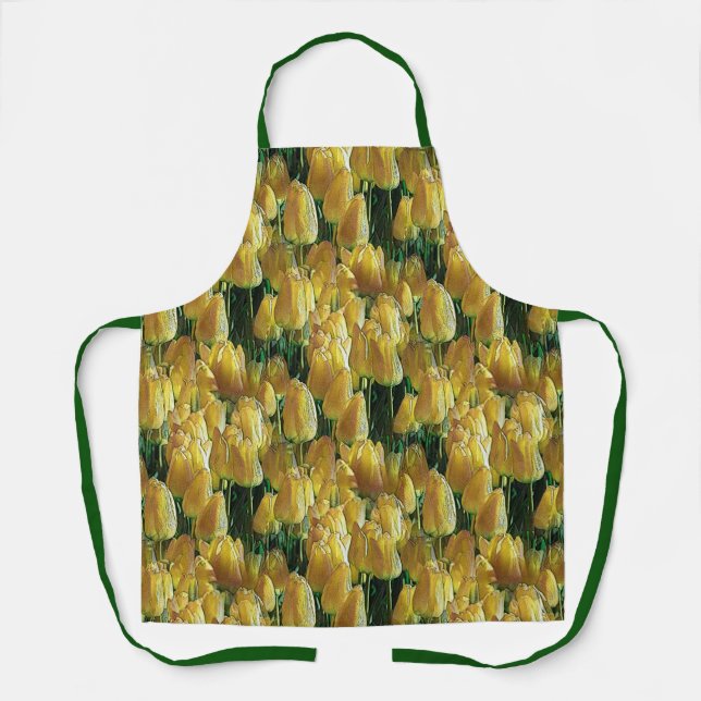 Tablier Tulipes Jaunes Sunshine Apron (Recto)