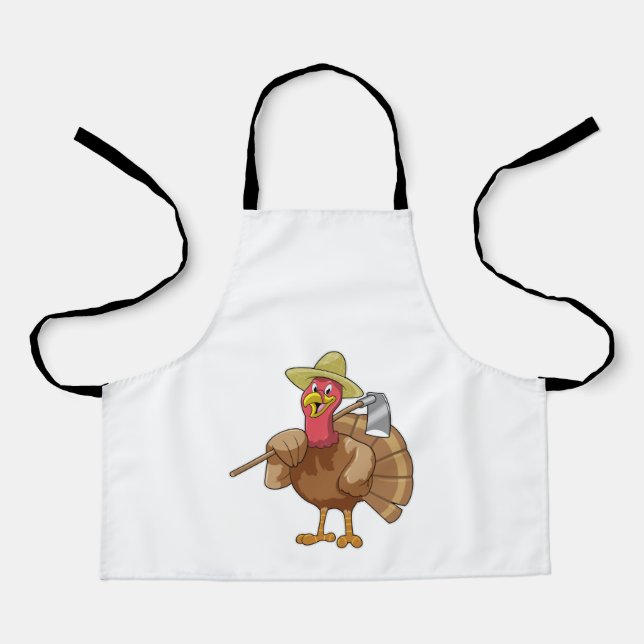 Tablier Turkey as Farmer (Recto)