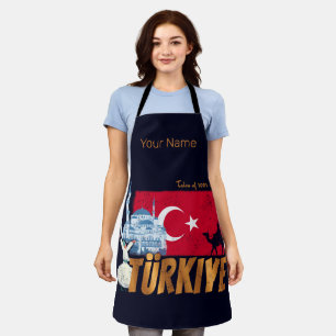 Tablier Türkiye Istanbul Pavillon Vintage Turquie Souvenir