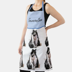 Tablier Tuxedo Cat Cute Cats Black White Animal Pet Apron