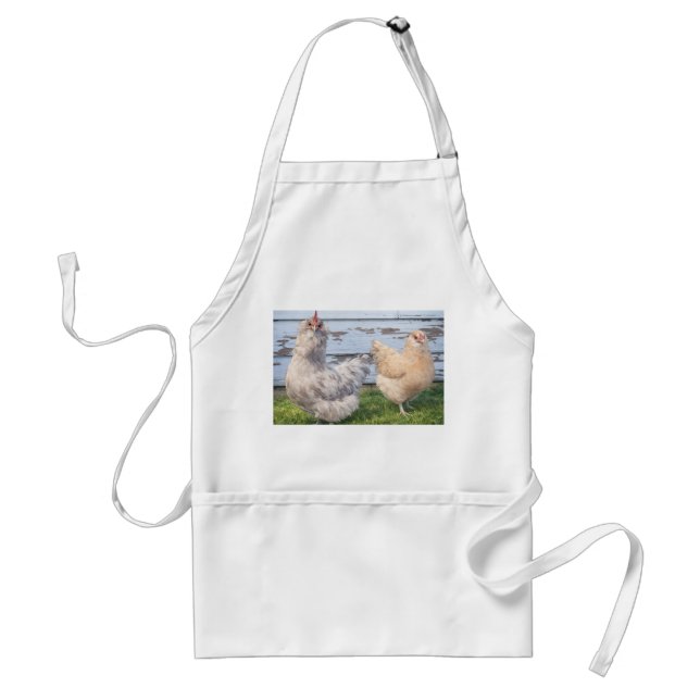 Tablier Two Chickens Farmhouse Cooking Apron (Devant)