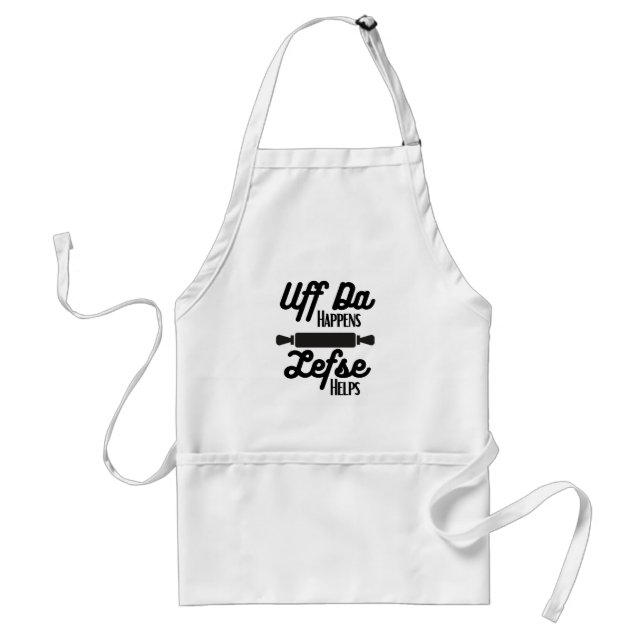 Tablier Uff Da Arrive, La Gauche Aide Apron (Devant)
