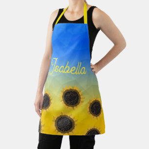 Tablier Ukraine géométrie maillage Tournesols Nom personna