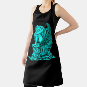 Tablier Un ange endormi sur la pierre