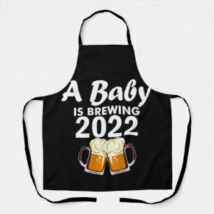 Tablier Un Bébé Brûle 2022 Pour Nouveau Papa