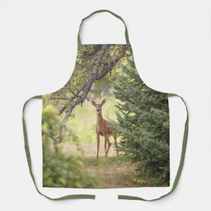 Tablier Un cerf solitaire