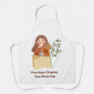 Tablier Un chapitre de plus, une tasse de plus | Amoureux