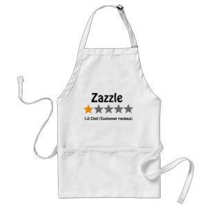 Tablier Un chef d'or d'étoile