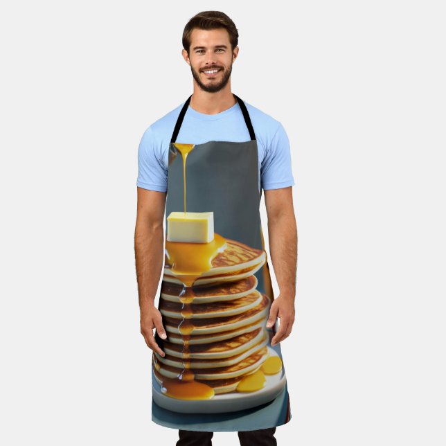 Tablier Un délicieux petit-déjeuner de crêpes moelleuses (Porté)