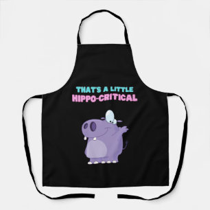 Tablier Un Hippopotame Critique Un Peu Violet