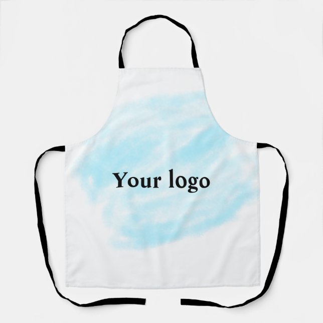 Tablier Un logo personnalisé simple et élégant ici compagn (Recto)