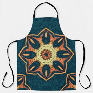 Tablier Un motif sans couture ethnique avec mandala. illus