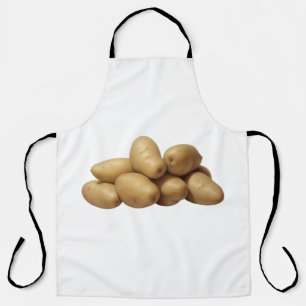 Tablier Un seau de pommes de terre