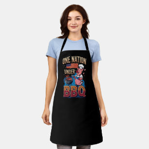 Tablier Une nation sous les BBQ – Maître Grillardin Vintag