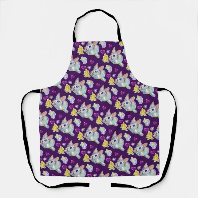 Tablier Unibunny pour bébé magique (Recto)