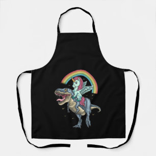 Tablier Unicorn équitation T rex Dinosaur