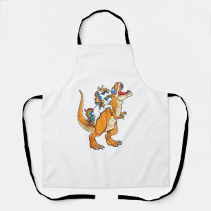 Tablier Unicorn équitation T rex Hommes Dinosaur Drôle Gar