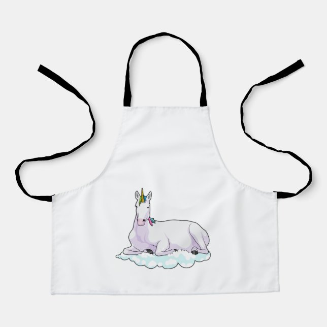 Tablier Unicorn on cloud (Recto)