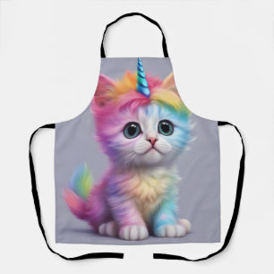 Tablier Unicorne arc-en-ciel Kitten