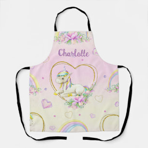 Tablier Unicorne personnalisée